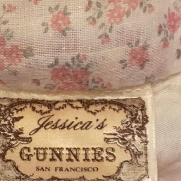 🍬ISO🍬Gunne Sax Gunnies pink Lavender calico floral Cottagecore Skirt💕 - Picture 4 of 8